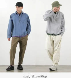 REMI RELIEF / Denim Pullover Shirt