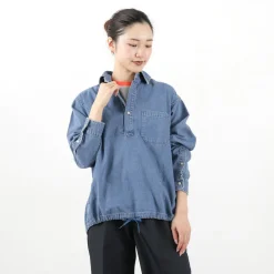 REMI RELIEF / Denim Pullover Shirt