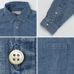 REMI RELIEF / Denim Pullover Shirt