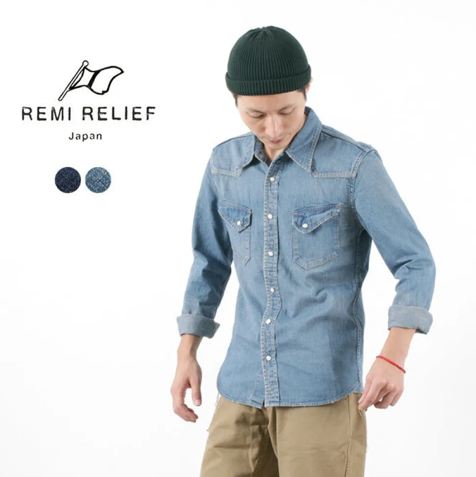 REMI RELIEF / Denim Western Shirt