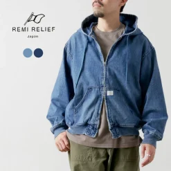 REMI RELIEF / Denim Zip Jacket