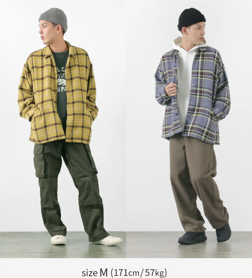 REMI RELIEF / Jazz Check Wide SHIRT CPO Shirt Jacket