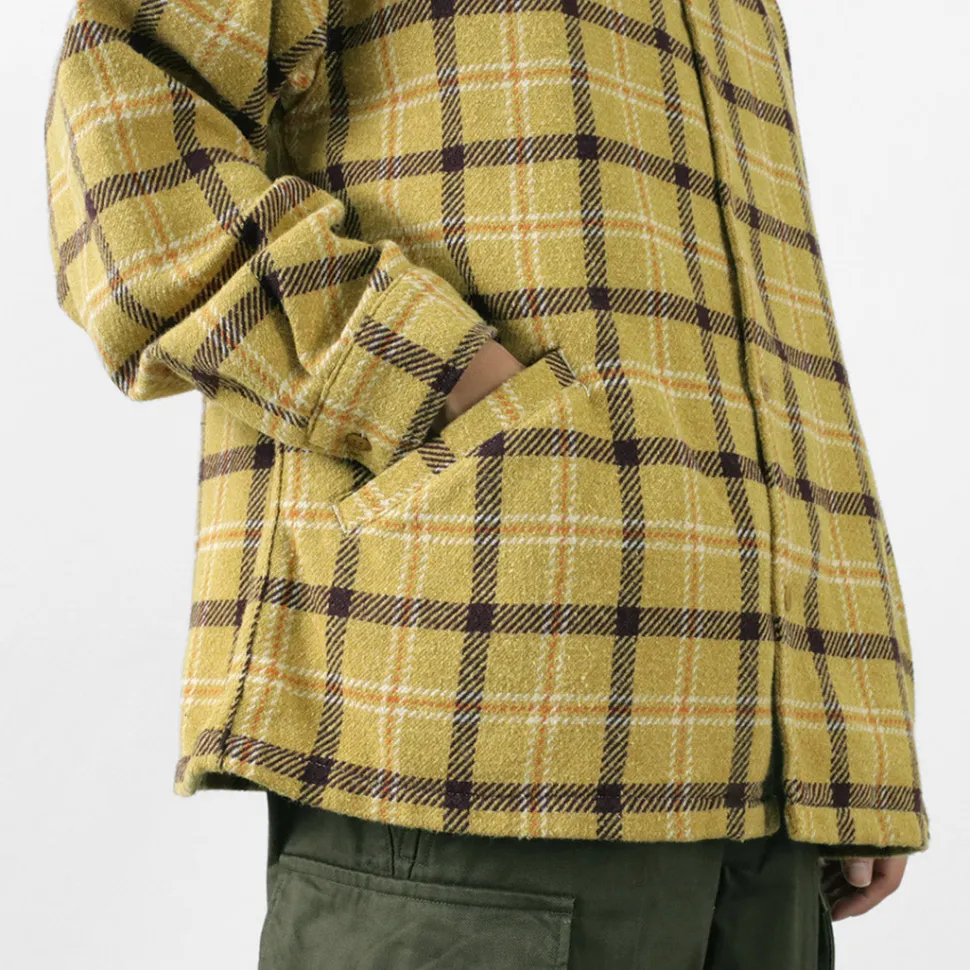 REMI RELIEF / Jazz Check Wide SHIRT CPO Shirt Jacket