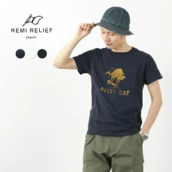 REMI RELIEF / LW processed T-shirt (ALLEY CAT)