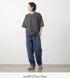 REMI RELIEF / Melange jersey short sleeve pocket T-shirt