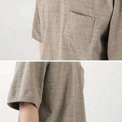REMI RELIEF / Melange jersey short sleeve pocket T-shirt