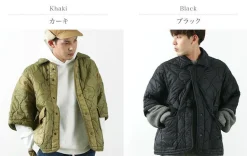 REMI RELIEF / Military Ripstop Short Sleeve Quilted Shirt Jacket