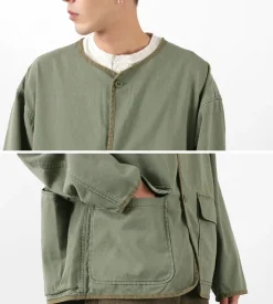 REMI RELIEF / Military satin Jacket