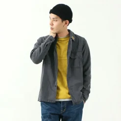 REMI RELIEF / Military Shirt (Flower Studded)