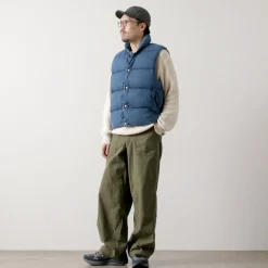 REMI RELIEF / Natural Processed Denim Down Vest