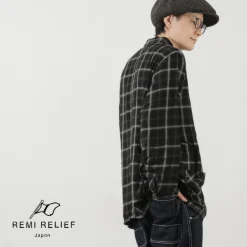 REMI RELIEF / Rayon Plaid Shirt