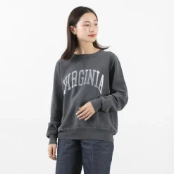 REMI RELIEF / SP processed back pile crew (VIRGINIA) Sweatshirt