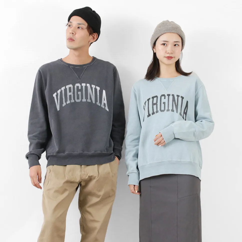 REMI RELIEF / SP processed back pile crew (VIRGINIA) Sweatshirt