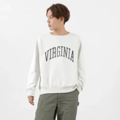 REMI RELIEF / SP processed back pile crew (VIRGINIA) Sweatshirt