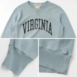 REMI RELIEF / SP processed back pile crew (VIRGINIA) Sweatshirt