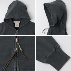 REMI RELIEF / SP processing Pile-lining ZIP Hoodie (Plain)