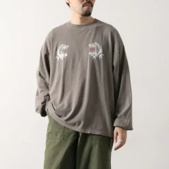 REMI RELIEF / Special Order HARD Special Processing 20 Jersey Long Sleeve T-Shirt (Tiger Pattern)