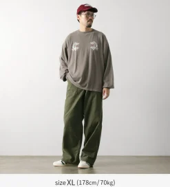 REMI RELIEF / Special Order HARD Special Processing 20 Jersey Long Sleeve T-Shirt (Tiger Pattern)