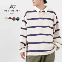 REMI RELIEF / Stripe Rugger Shirt
