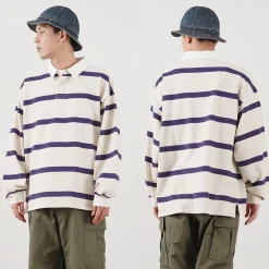 REMI RELIEF / Stripe Rugger Shirt