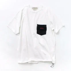 REMI RELIEF x BRIEFING / Collaboration jersey pocket T-shirt