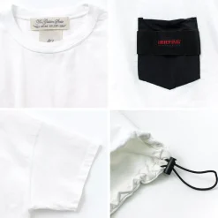 REMI RELIEF x BRIEFING / Collaboration jersey pocket T-shirt