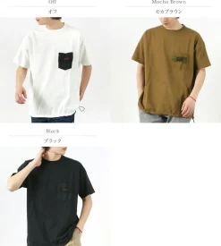 REMI RELIEF x BRIEFING / Collaboration jersey pocket T-shirt