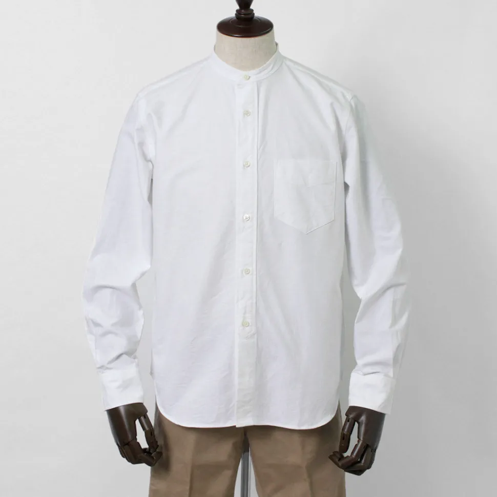 ROCOCO / American Ox Band Collar Shirt