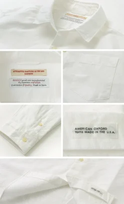 ROCOCO / American Ox Wide Shirt Regular Collar