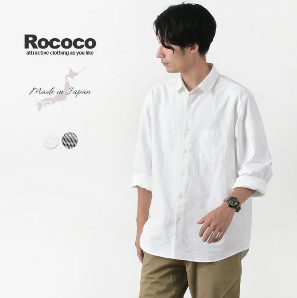 ROCOCO / American Ox Wide Shirt Regular Collar