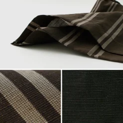 ROCOCO / Cupro linen woven poloshirt