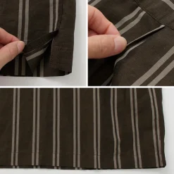 ROCOCO / Cupro linen woven poloshirt