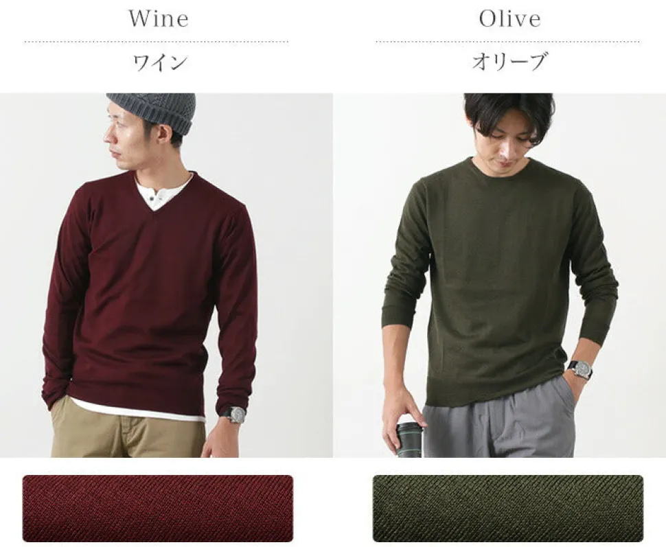 ROCOCO / Italian Extra Fine Merino Wool 14GG High Gauge Knits