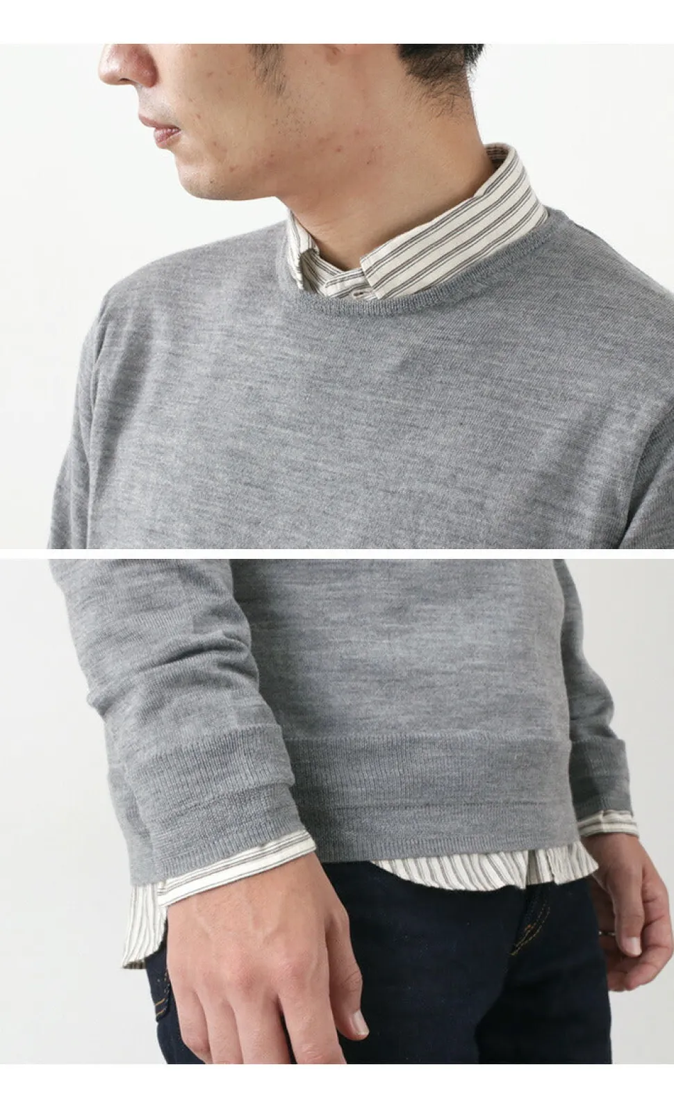 ROCOCO / Italian Extra Fine Merino Wool 14GG High Gauge Knits