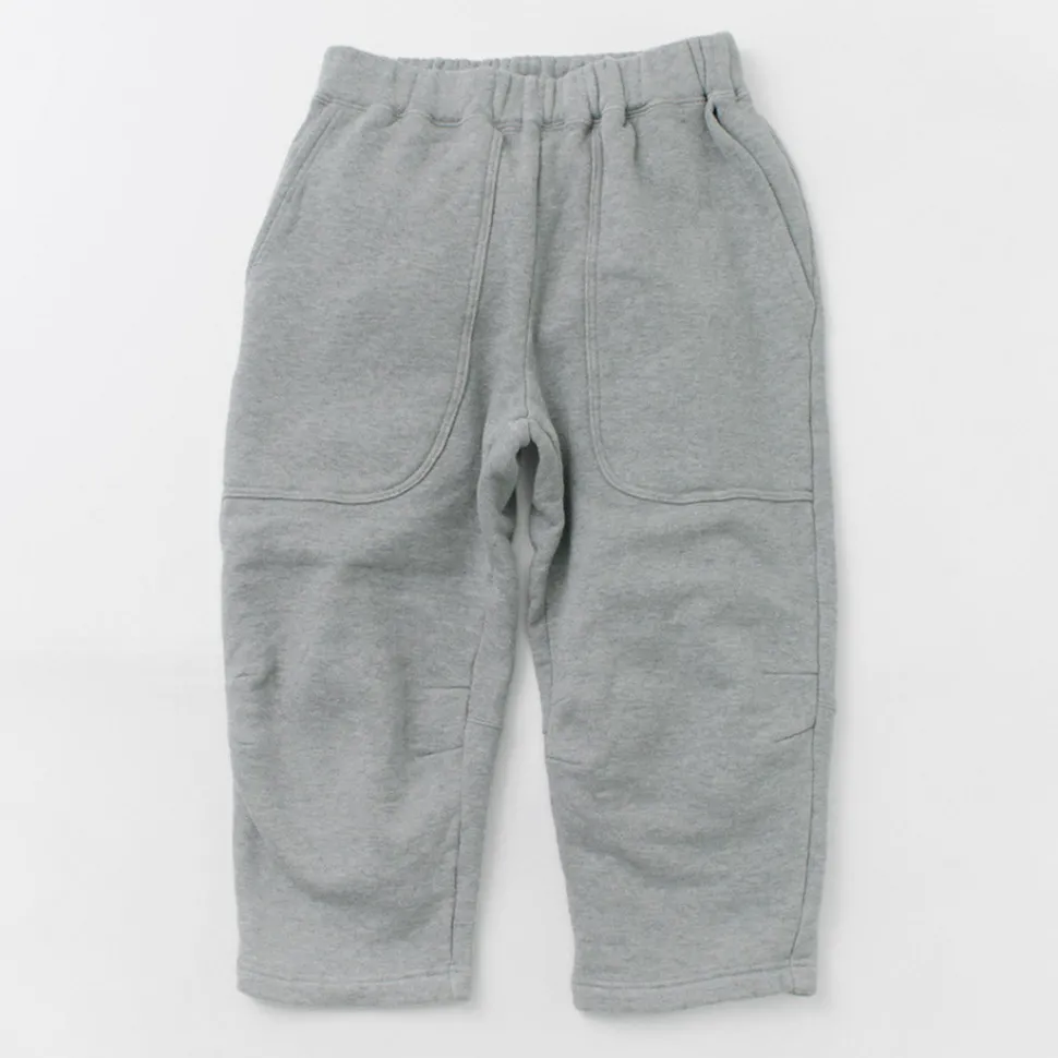 ROCOCO / Loopwheel knit sweatshirt cropped trousers