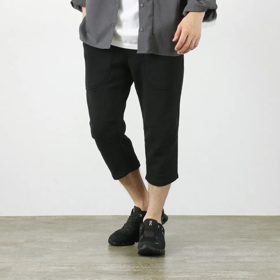 ROCOCO / Loopwheel knit sweatshirt cropped trousers