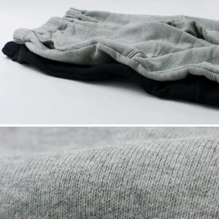 ROCOCO / Loopwheel knit sweatshirt cropped trousers