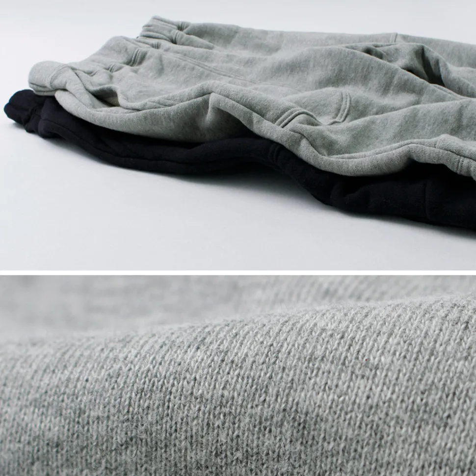 ROCOCO / Loopwheel knit sweatshirt cropped trousers