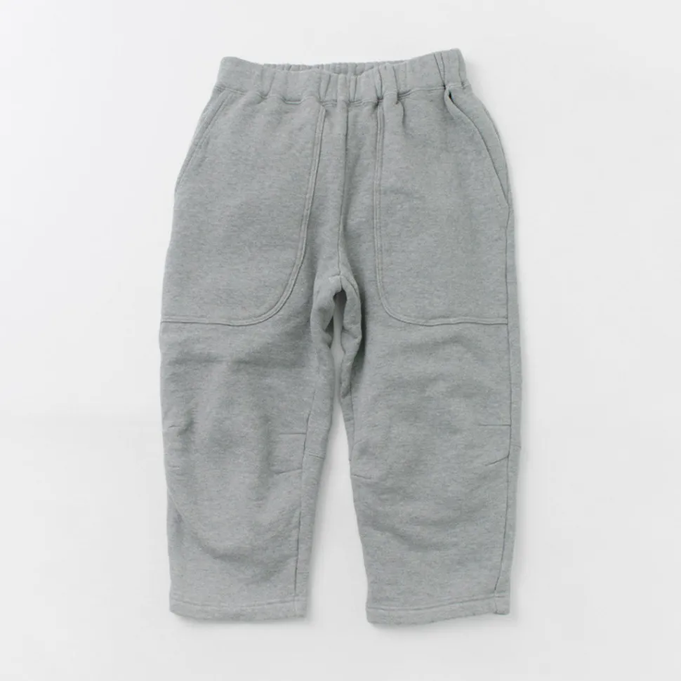 ROCOCO / Loopwheel knit sweatshirt cropped trousers