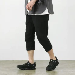 ROCOCO / Loopwheel knit sweatshirt cropped trousers