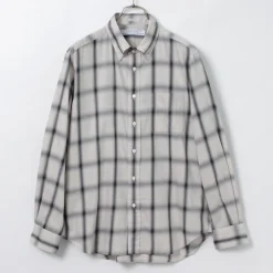ROCOCO / Ombre Check Button Down Shirt Classic Fit