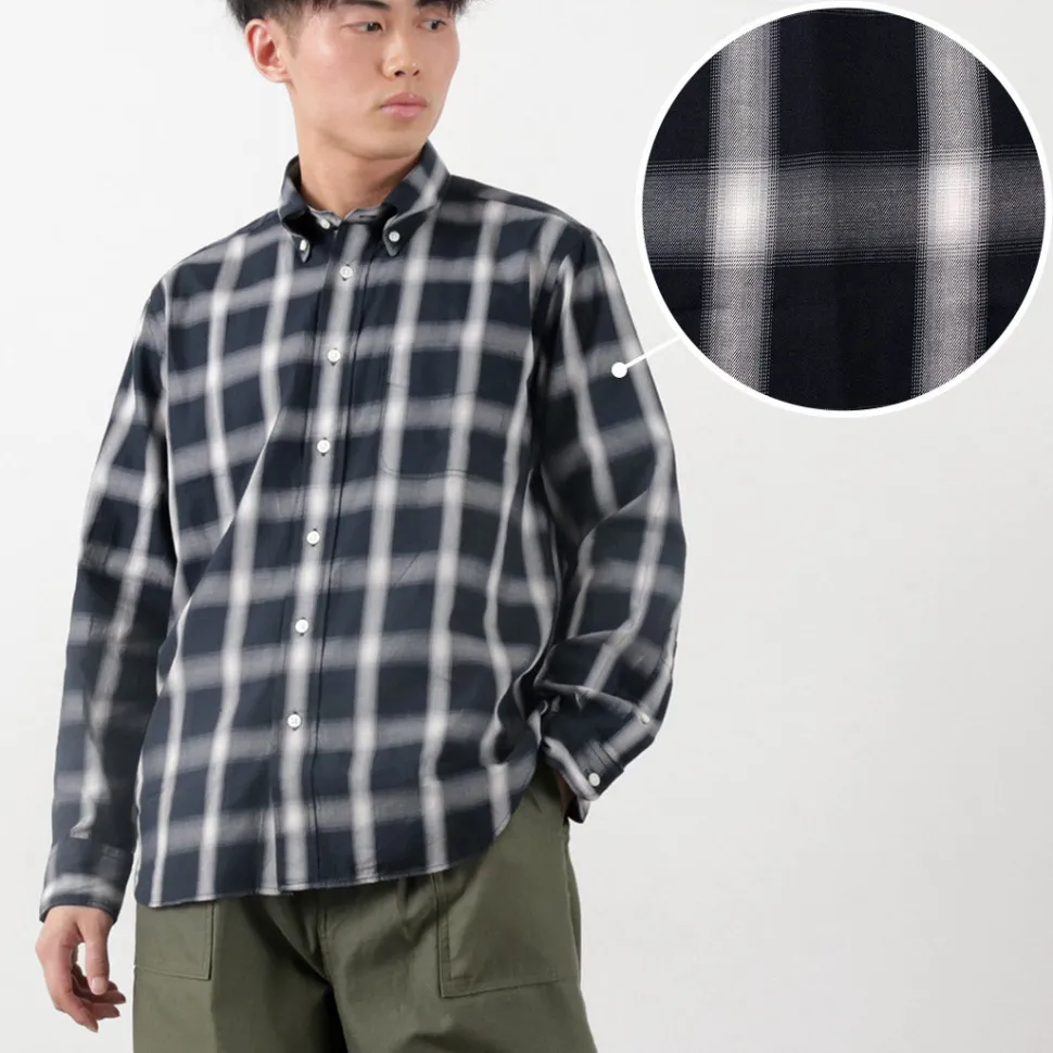 ROCOCO / Ombre Check Button Down Shirt Classic Fit
