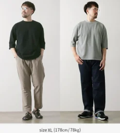 ROCOCO / Pique 3/4 Sleeve T-Shirt