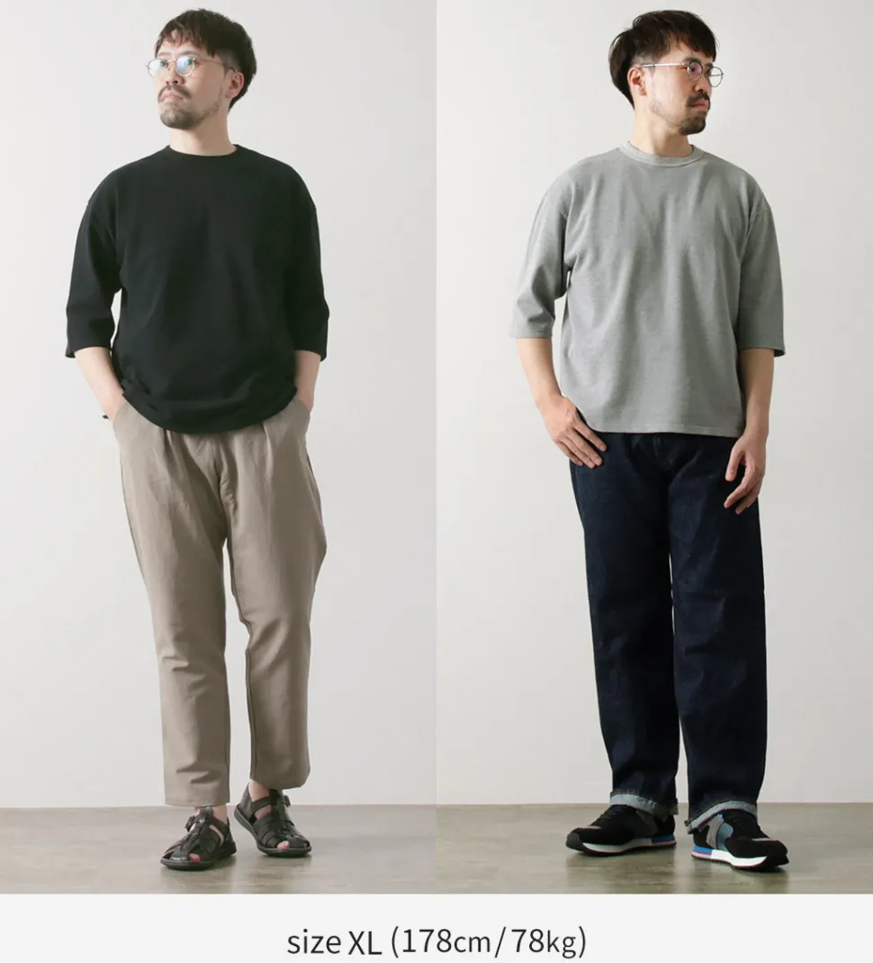 ROCOCO / Pique 3/4 Sleeve T-Shirt