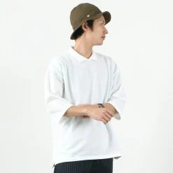 ROCOCO / Pique polo collar T-shirt