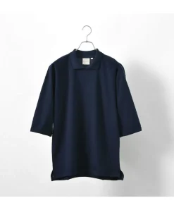 ROCOCO / Pique polo collar T-shirt