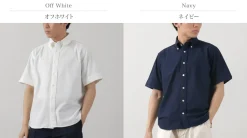 ROCOCO / Pique Short Sleeve Button Down Shirt