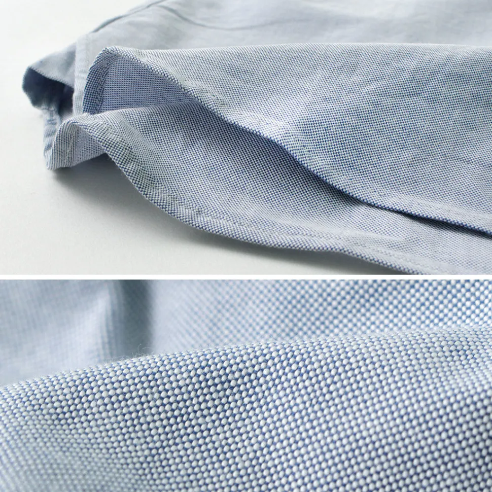 ROCOCO / Premium Oxford Short Sleeve Button Down Shirt