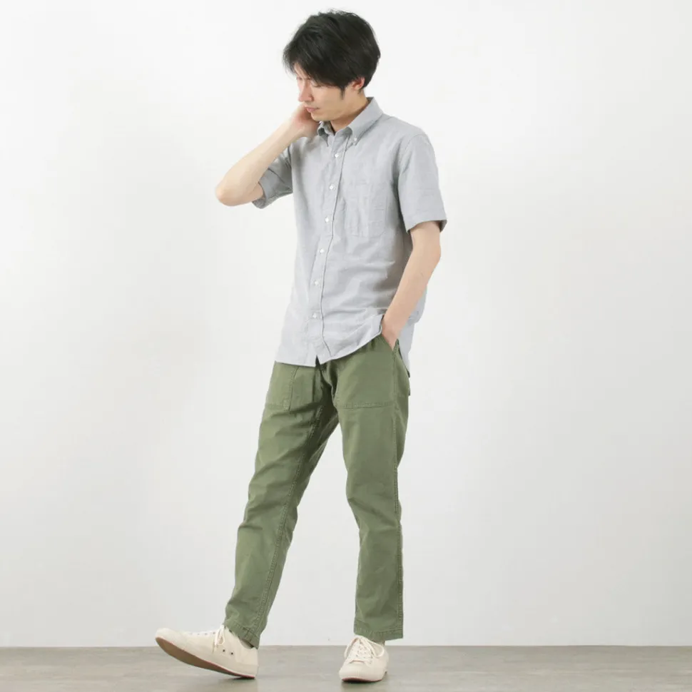 ROCOCO / Premium Oxford Short Sleeve Button Down Shirt