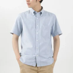ROCOCO / Premium Oxford Short Sleeve Button Down Shirt